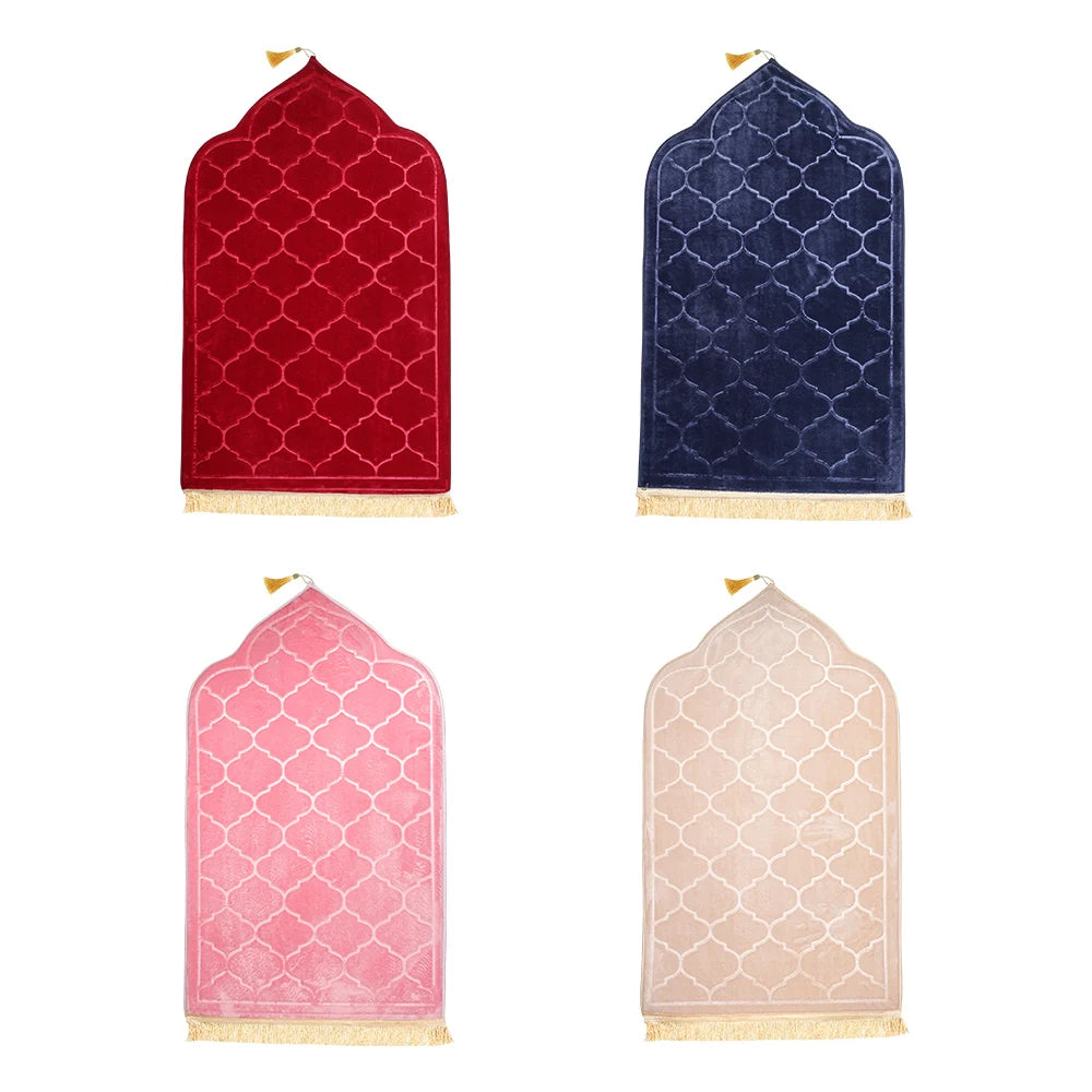 Tapis Unicolor - Rouge, bleu, rose et beige