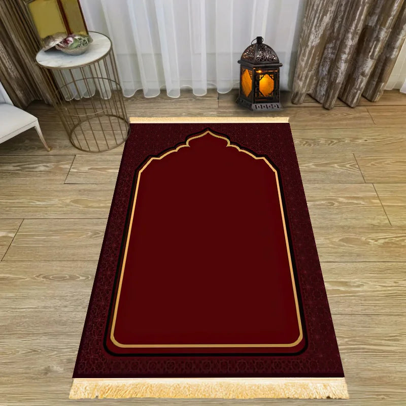 Kareem - tapis de prière ROUGE